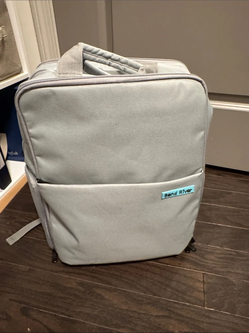 Portable Blue and Pink Nail supplies Organizer Storage Bag